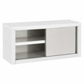 Armadio Sospeso in Acciaio Inossidabile con Ante Scorrevoli, 1200 x 400 x 500 mm, Capacità 65 kg