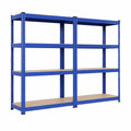 Yaheetech Scaffalatura Regolabile in Acciaio a 5 Ripiani 875 kg per Garage e Cucina, Blu