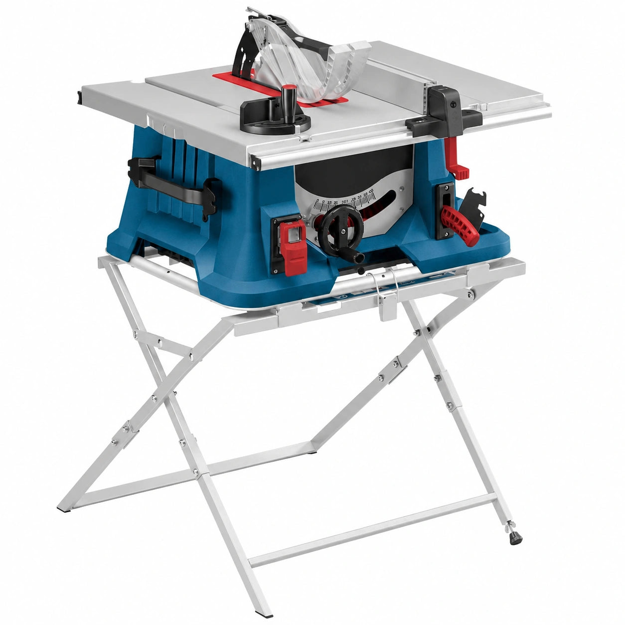 Bosch Sega da Banco Professionale GTS 635-216 con Banco GTA 560, Lama Optiline e Sacco Polvere