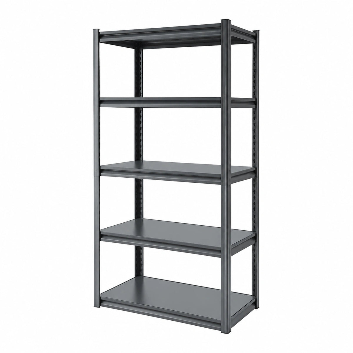Scaffalatura in Metallo Regolabile a 5 Ripiani per Cucina e Magazzino, 907 kg, 457,2 x 914 x 1828 mm