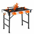 Tavolo da lavoro pieghevole FANTASK, supporto 454 kg, ideale per garage e officina con morsetti e ganci