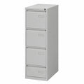 Bisley Armadietto Metallico a Sospensione, Grigio Chiaro, 4 Cassetti Estraibili DIN A4
