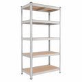 Scaffalatura AREBOS 90x60x200 cm | Capacità 875 kg | Installazione semplice e veloce